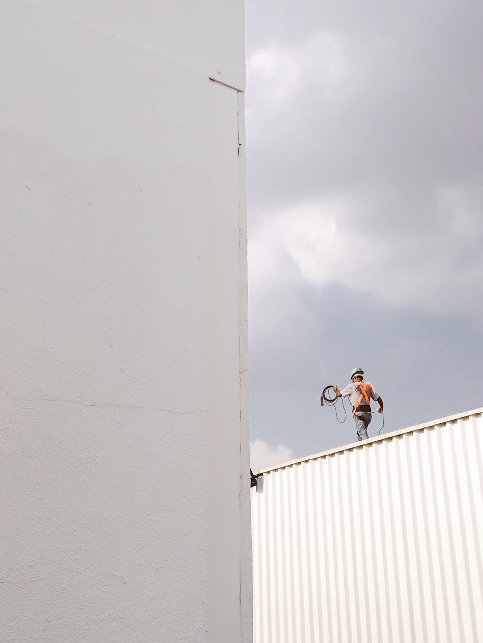 Professional roof repair and maintenance work